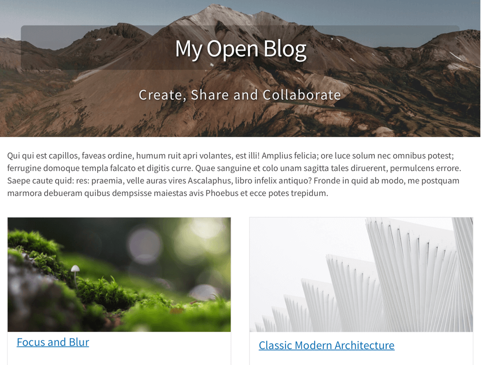 Docsify-This Multiple Page Blog Style Site